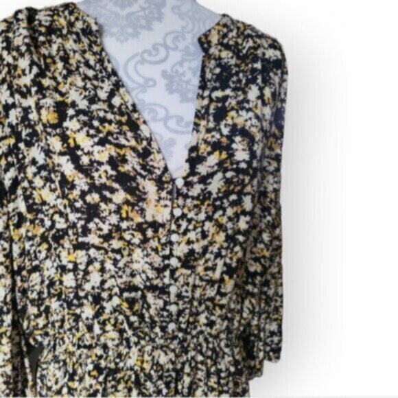 GARCIA DE LA CRUZ Ditsy Floral Midi Dress Sz XL NEW - Picture 8 of 16